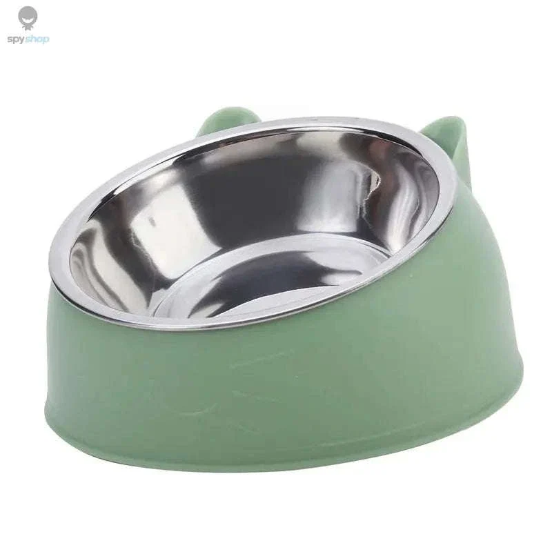Inclined Stainless Steel Pet Bowl for Cats and Dogs - Image 9