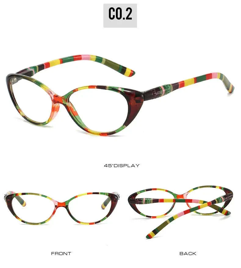 Cat Eye Myopia Glasses with Photochromic and Blue Light Protection - Image 15