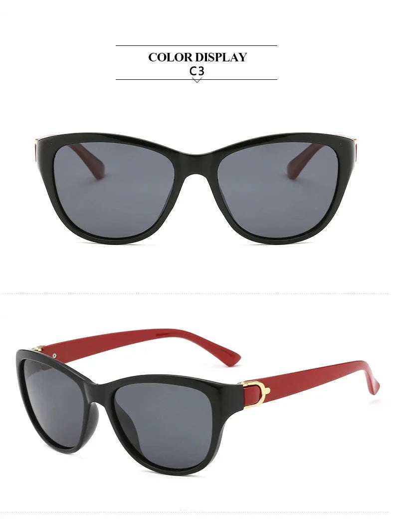 Cat Eye Polarized Sunglasses for Women with UV400 Protection - Image 14
