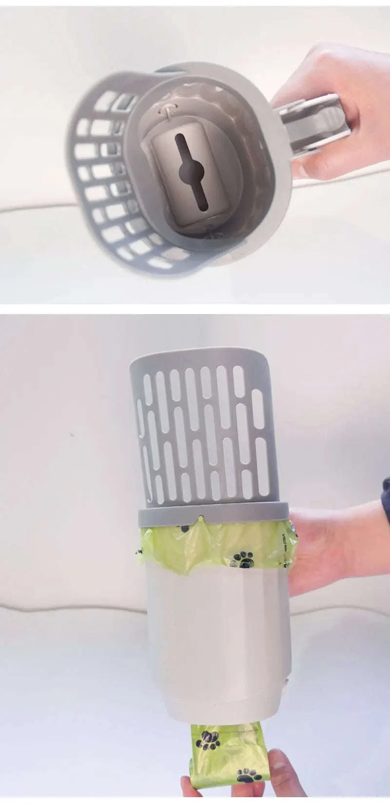 Cat Litter Scoop with Refill Bag Holder for Cleaner Cleaning - Image 14