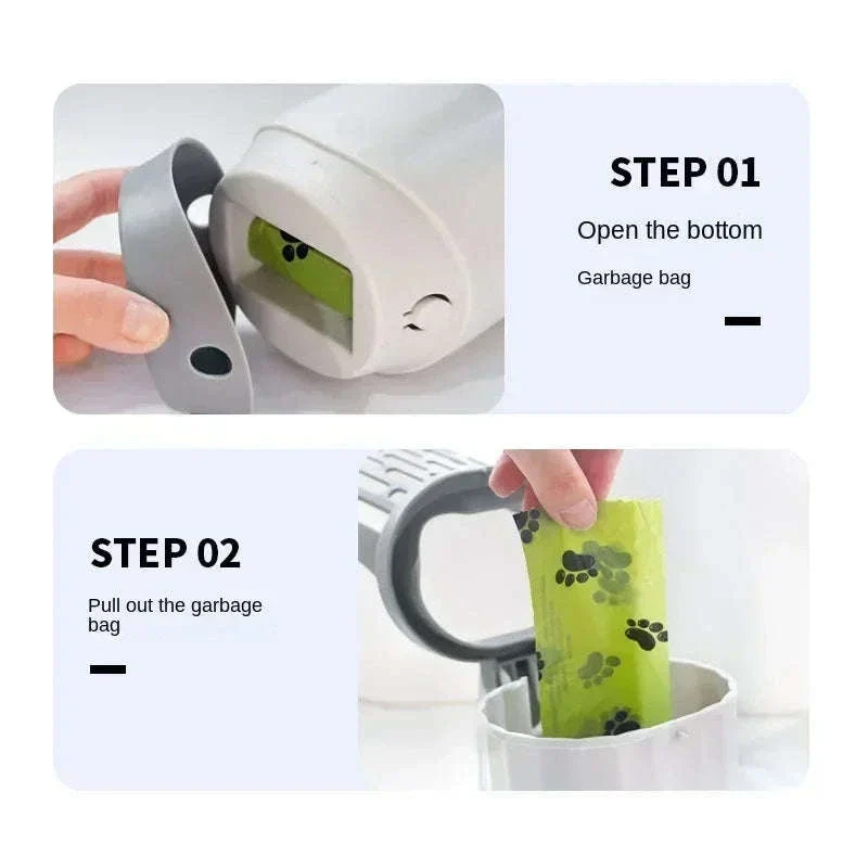 Cat Litter Scoop with Refill Bag Holder for Cleaner Cleaning - Image 5