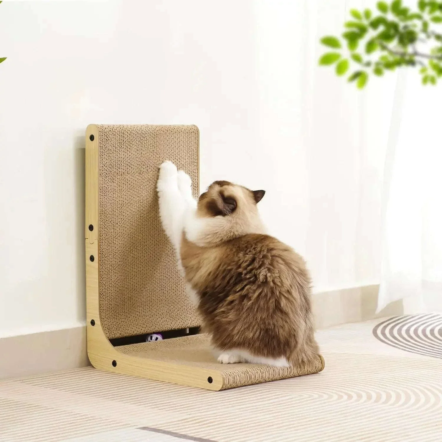 Vertical Cat Scratching Post with Hanging Ball Protector - Image 11