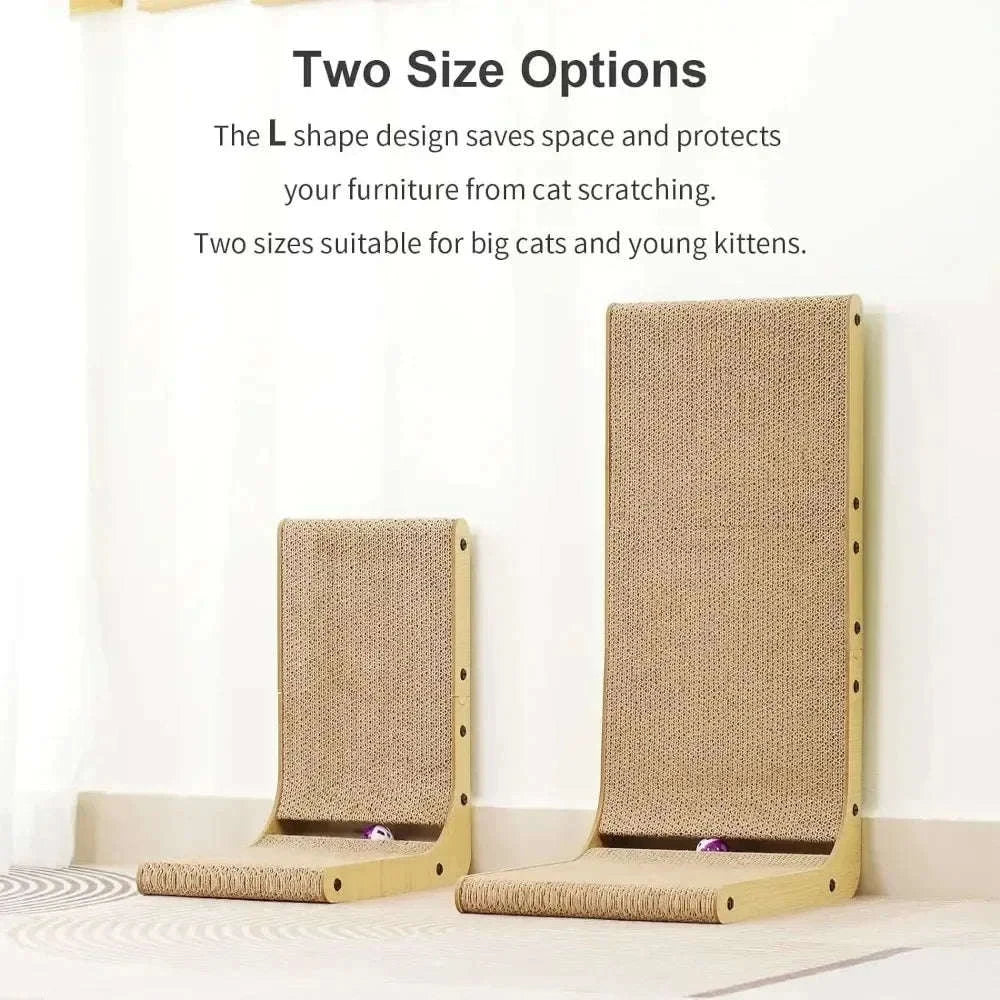 Vertical Cat Scratching Post with Hanging Ball Protector - Image 4