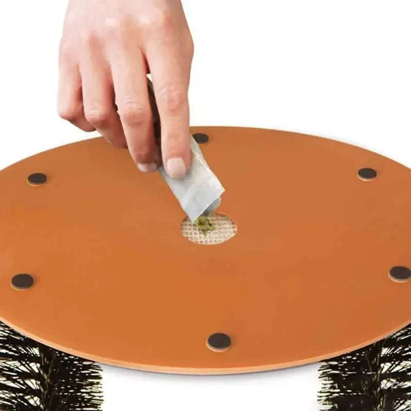 Self Grooming Cat Toy Arch with Massage Brush - Image 8