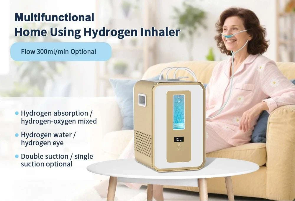 300ml Hydrogen Inhalation Machine with Dual Outlet & Timer Control - Image 7