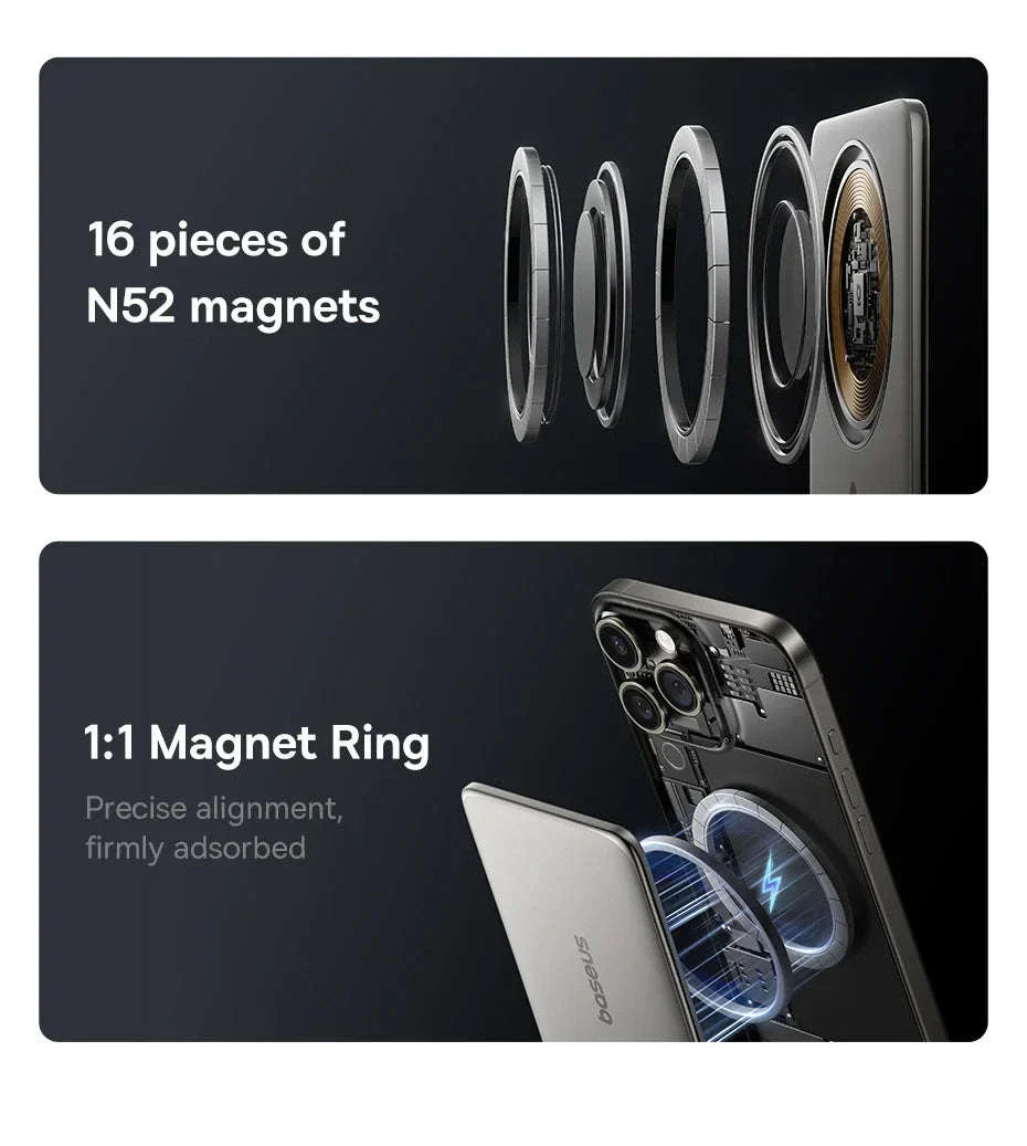 Magnetic Power Bank 5000mAh/10000mAh PD 20W/27W Card-Sized - Image 16