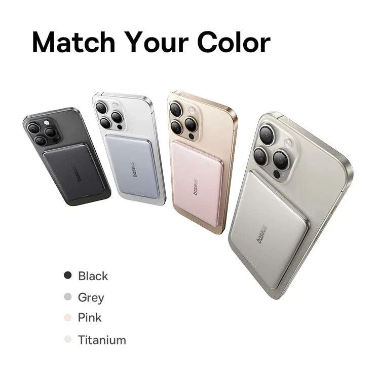 Magnetic Power Bank 5000mAh/10000mAh PD 20W/27W Card-Sized - Image 17