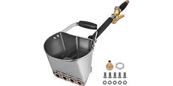 Cement Mortar Sprayer Hopper Gun for Walls and Ceilings - Image 18