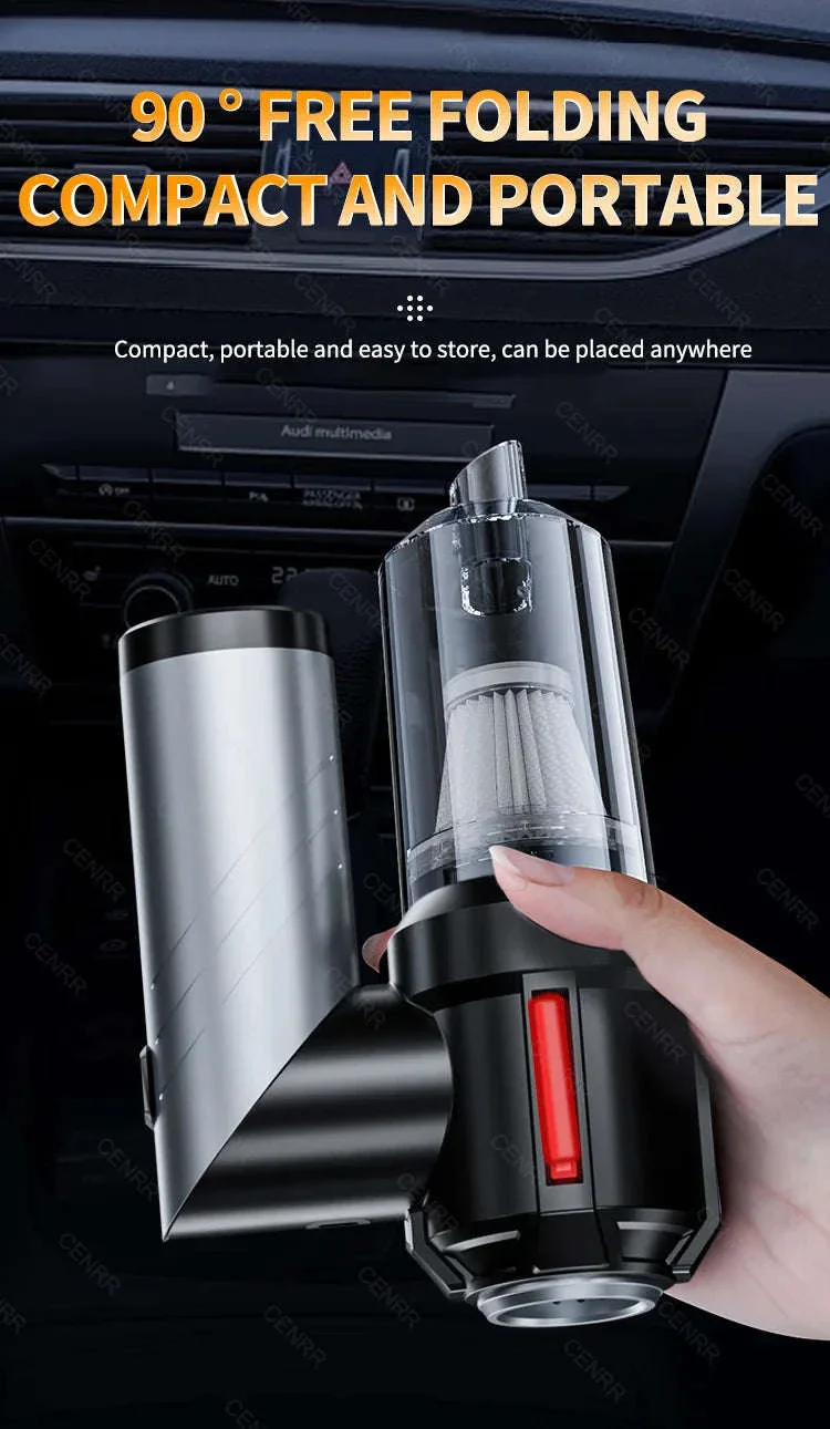 Cordless Car Vacuum Cleaner with Blower, USB-C Rechargeable Handheld - Image 17