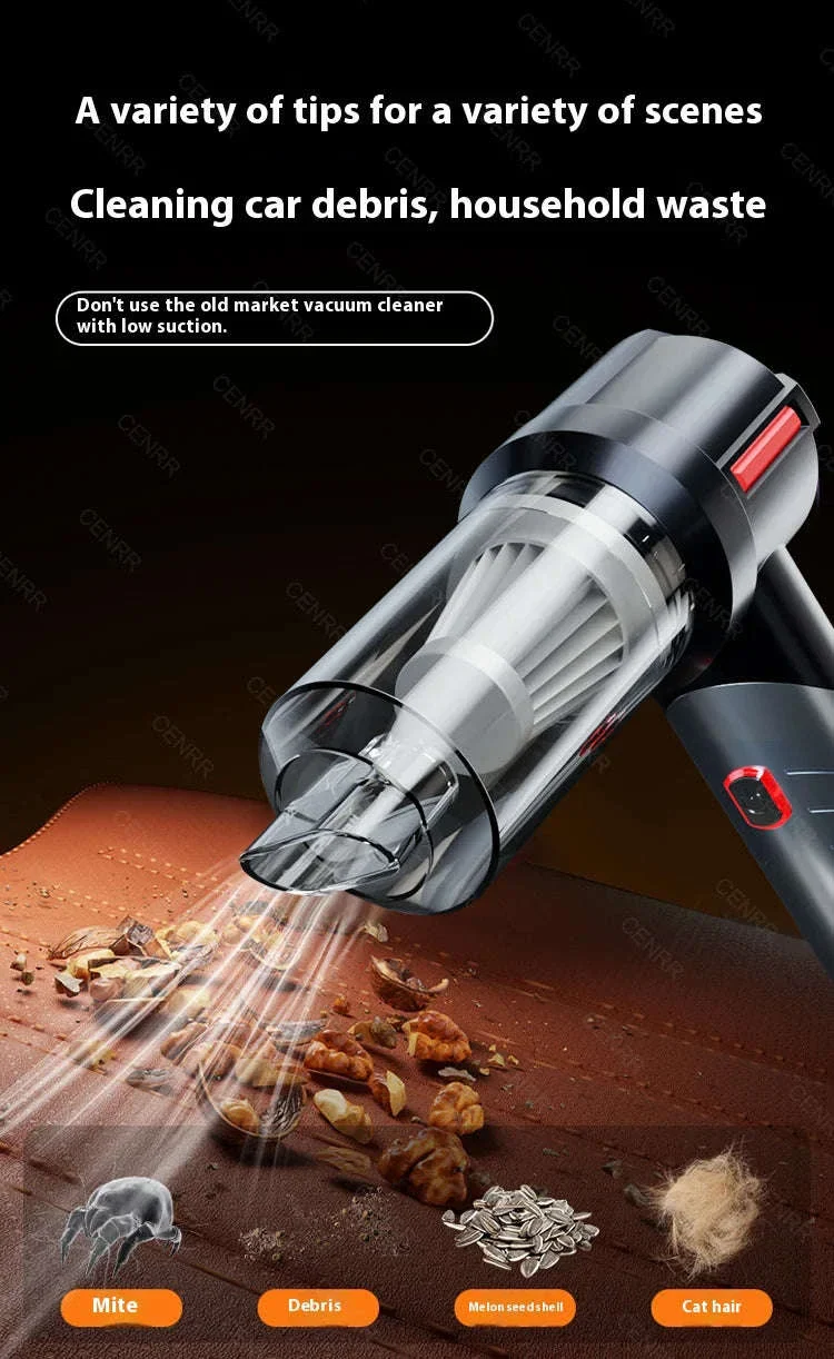 Cordless Car Vacuum Cleaner with Blower, USB-C Rechargeable Handheld - Image 19