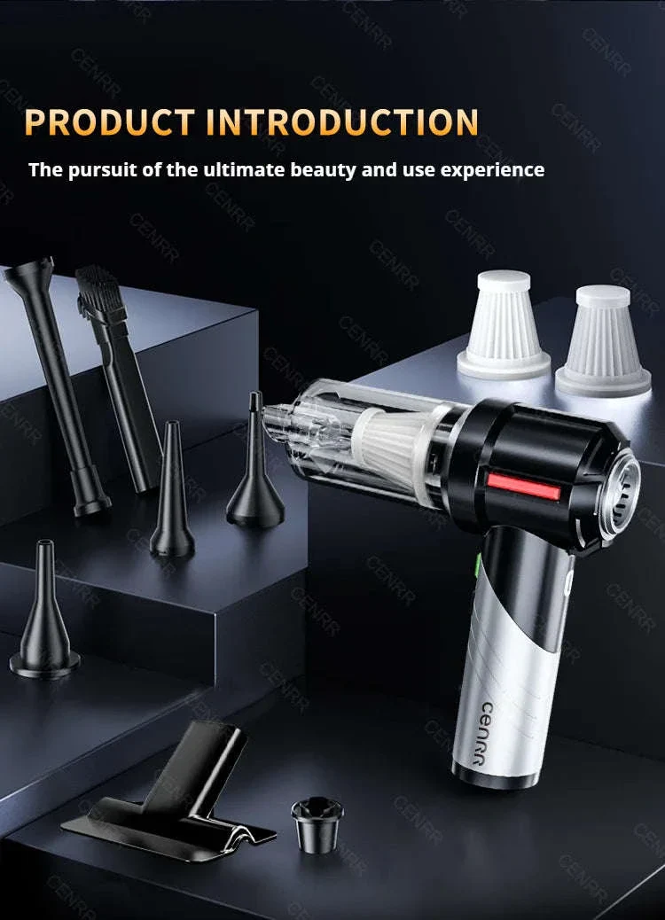 Cordless Car Vacuum Cleaner with Blower, USB-C Rechargeable Handheld - Image 26