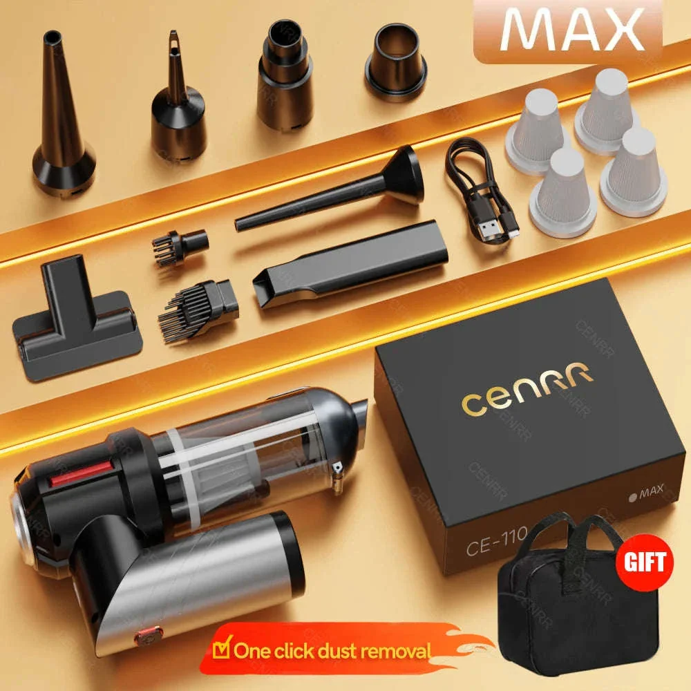 Cordless Car Vacuum Cleaner with Blower, USB-C Rechargeable Handheld - Image 28