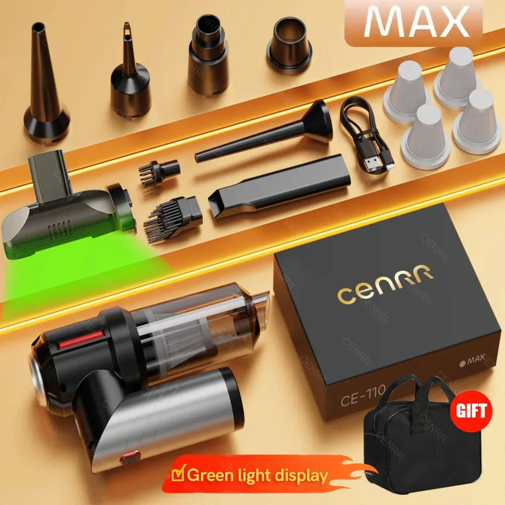 Cordless Car Vacuum Cleaner with Blower, USB-C Rechargeable Handheld - Image 31