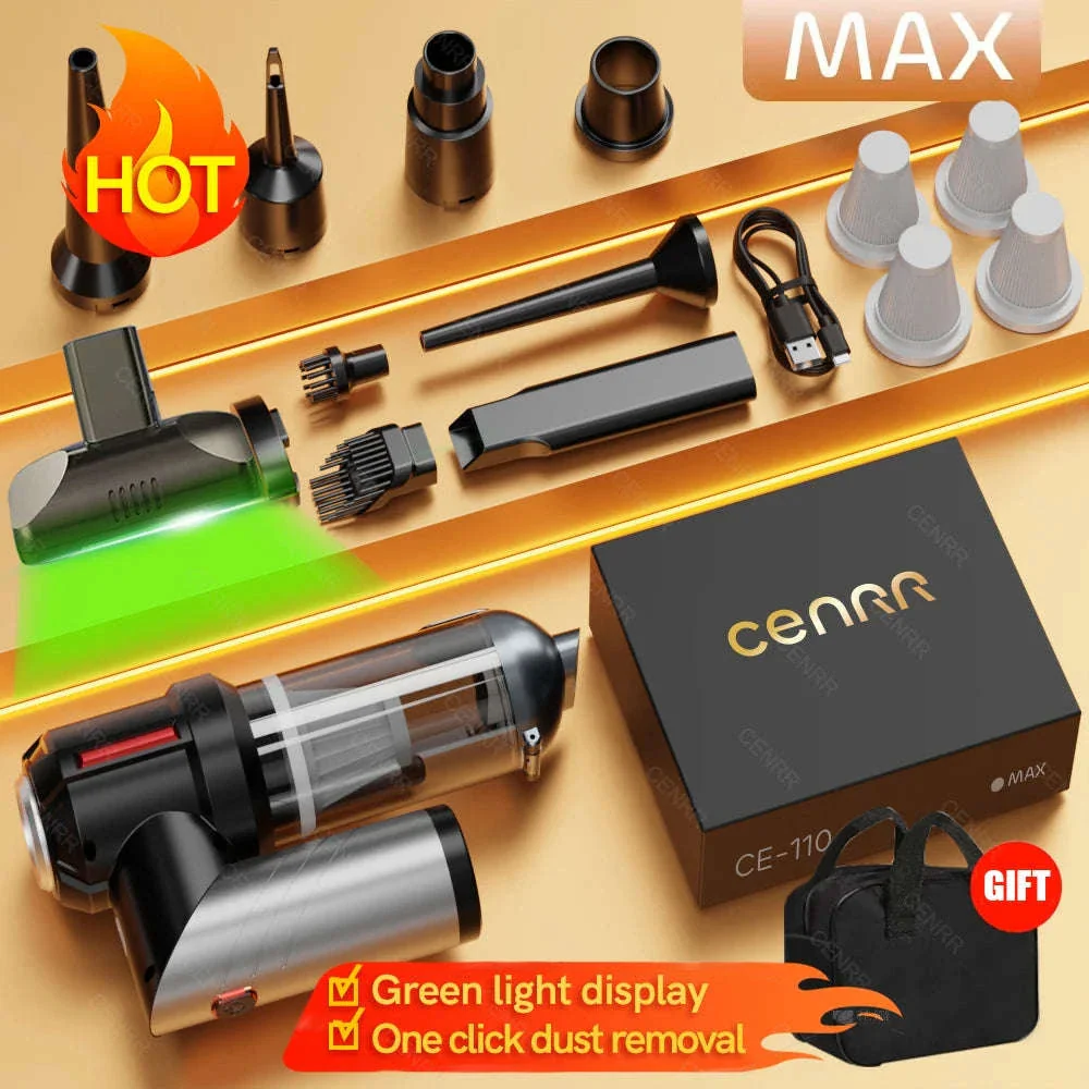 Cordless Car Vacuum Cleaner with Blower, USB-C Rechargeable Handheld - Image 32