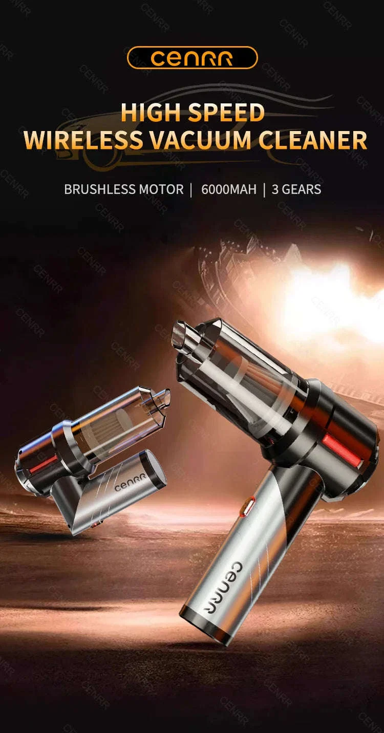 Cordless Car Vacuum Cleaner with Blower, USB-C Rechargeable Handheld - Image 7