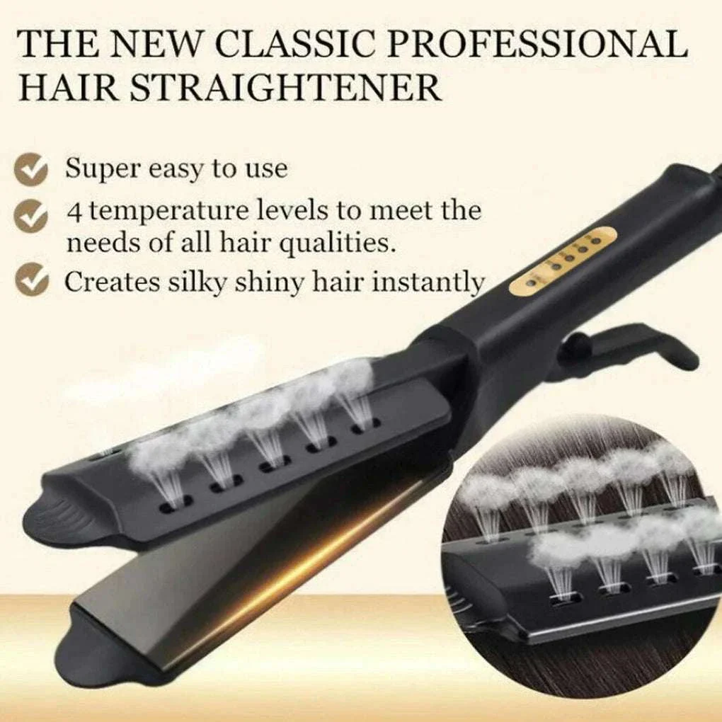 Ceramic Tourmaline Ionic Hair Straightener with Adjustable Heat - Image 19