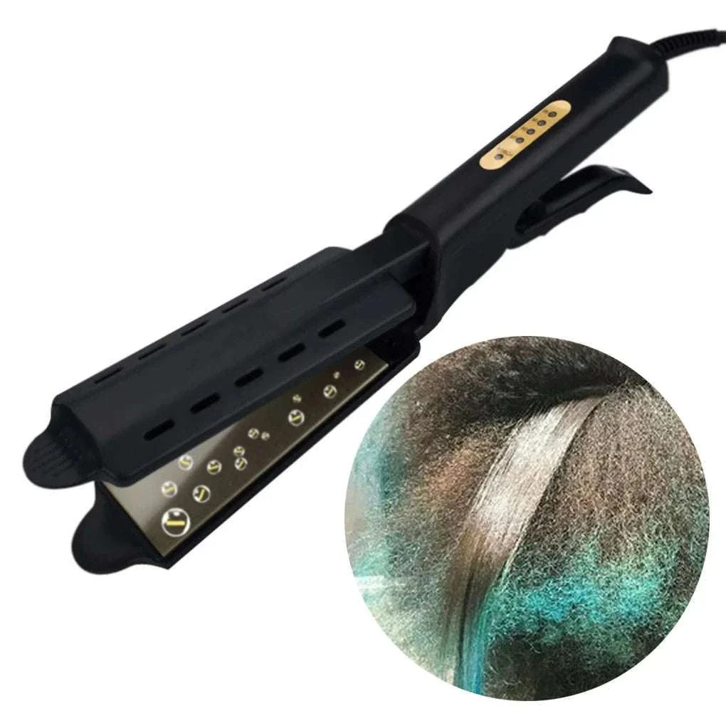 Ceramic Tourmaline Ionic Hair Straightener with Adjustable Heat - Image 8