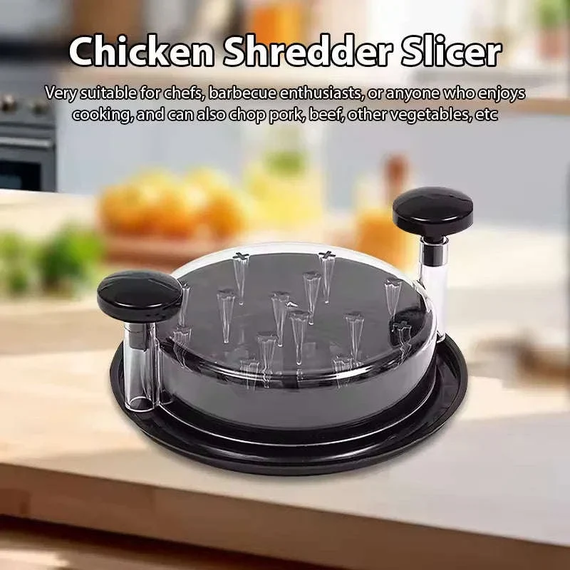 Chicken Shredder Tool with Non-Slip Base and Rotating Handle - Image 7