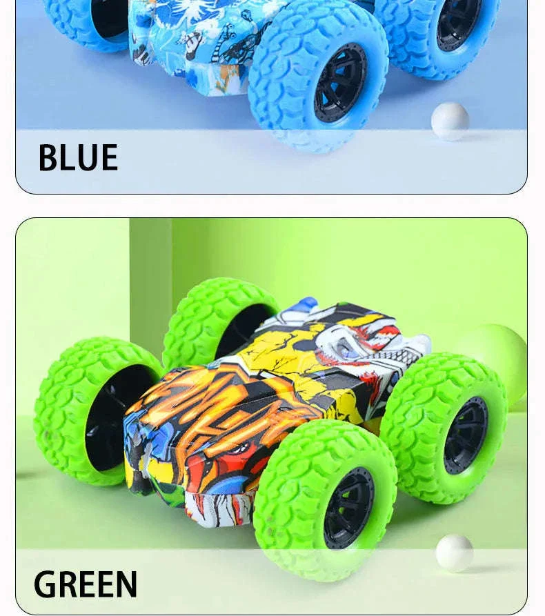 Double-Sided Inertia Toy Car for Flip-and-Go Action - Image 15