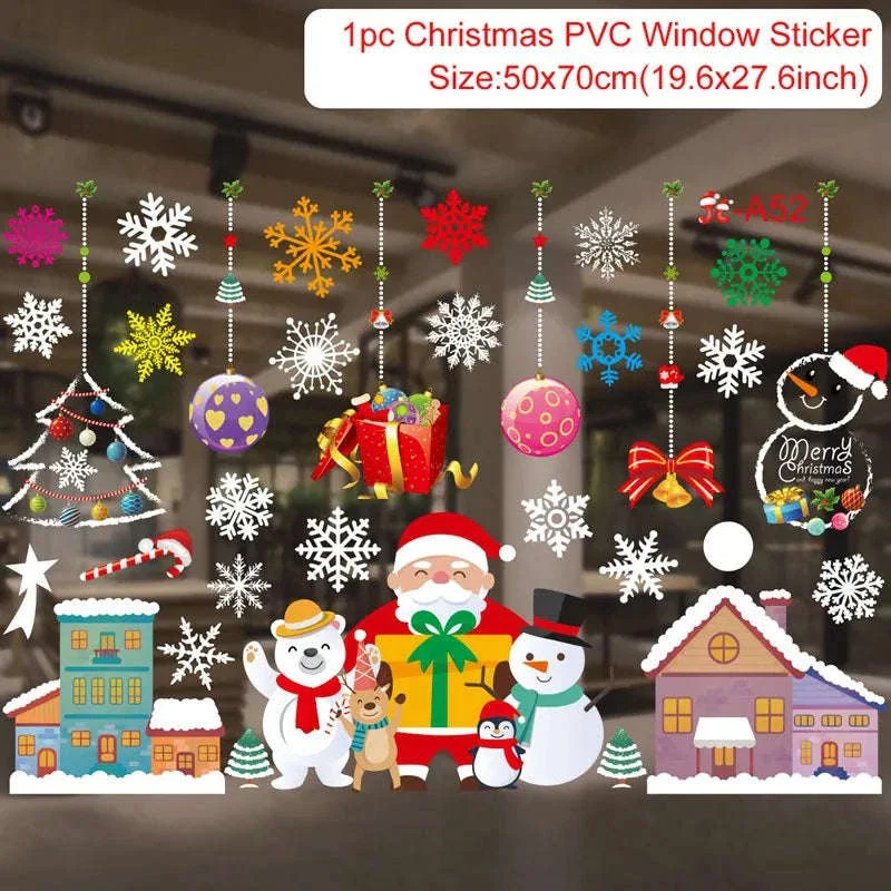 Christmas Window Stickers for Festive Home Decoration - Image 18