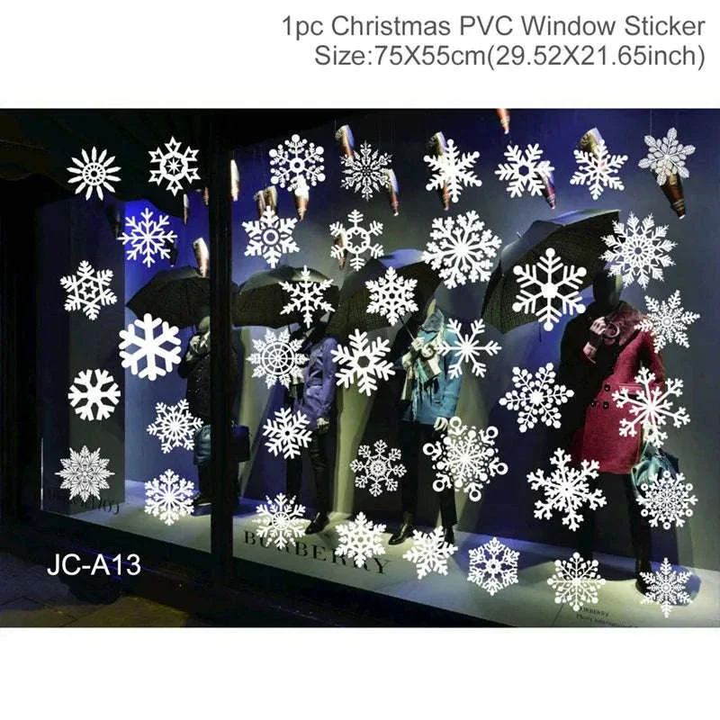 Christmas Window Stickers for Festive Home Decoration - Image 29