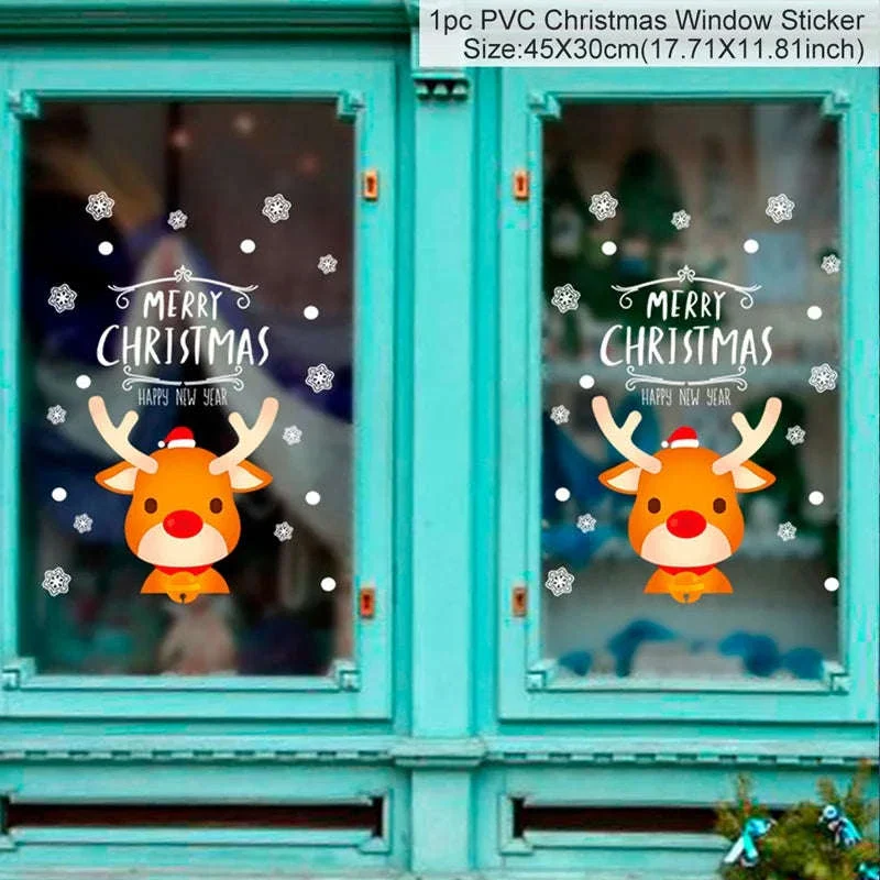 Christmas Window Stickers for Festive Home Decoration - Image 33