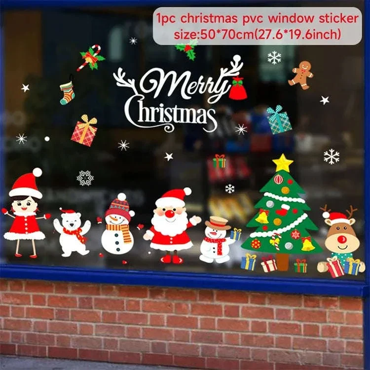 Christmas Window Stickers for Festive Home Decoration - Image 51