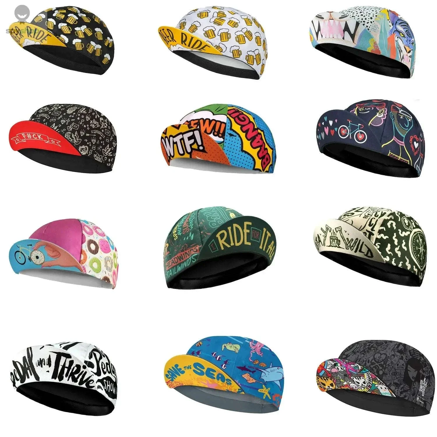 Retro Cycling Cap with Quick-Dry Comfort and Sun Shade - Image 8