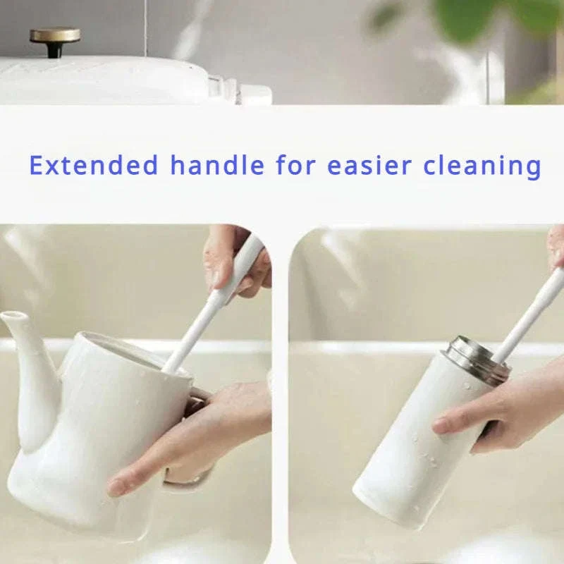 Foldable 360° Silicone Bottle Brush for Deep Cleaning - Image 3