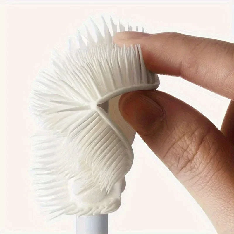 Foldable 360° Silicone Bottle Brush for Deep Cleaning - Image 4