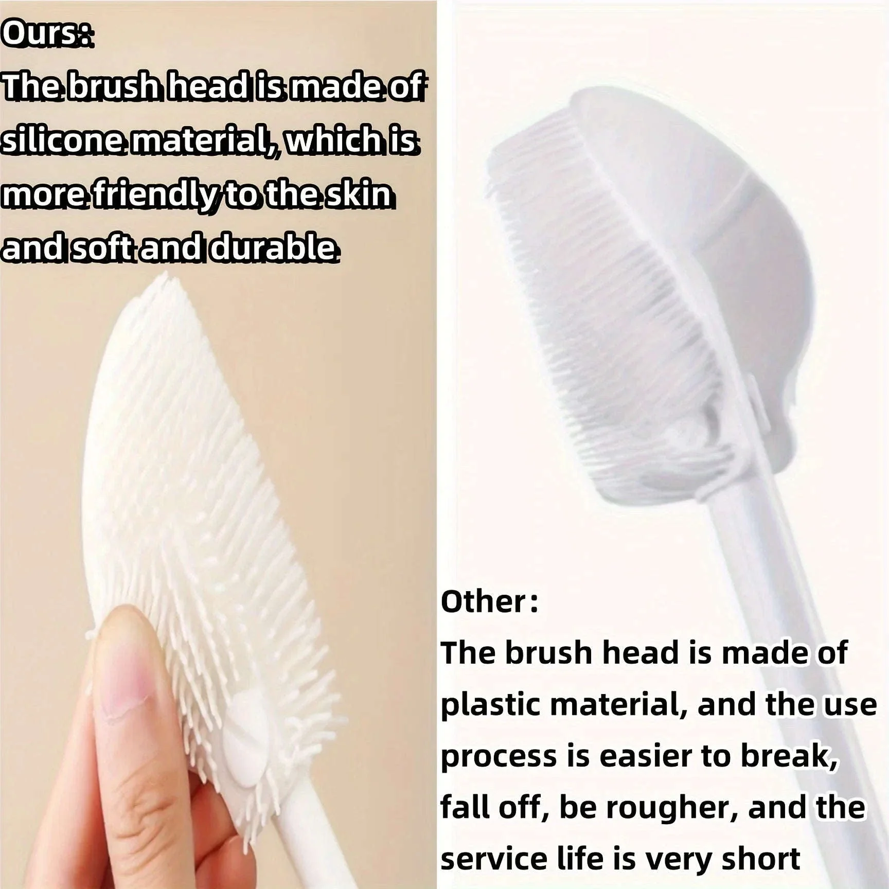Foldable 360° Silicone Bottle Brush for Deep Cleaning - Image 6