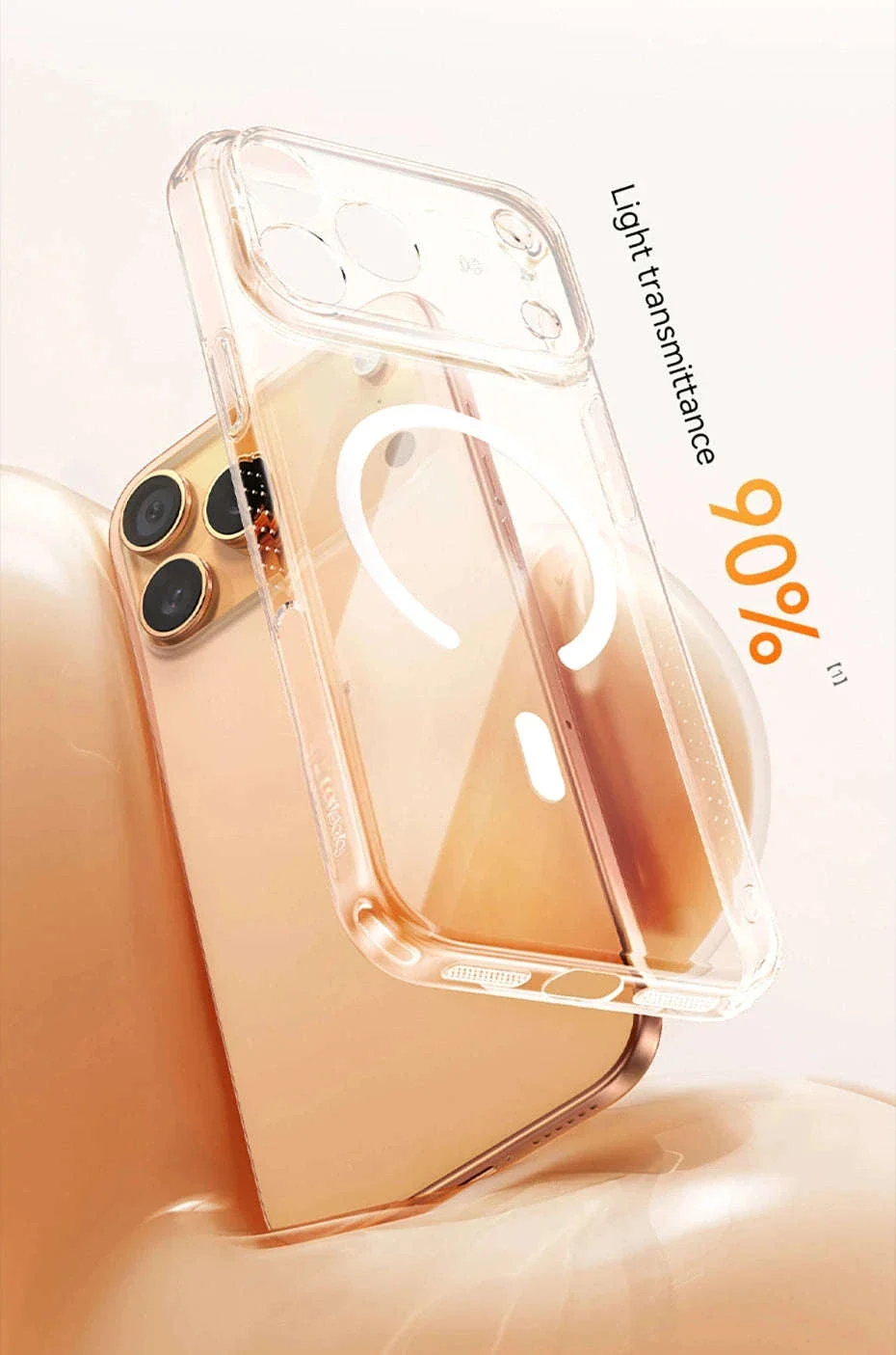 Clear Magnetic iPhone 17 Case with MagSafe Slim Anti-Yellow Cover - Image 12