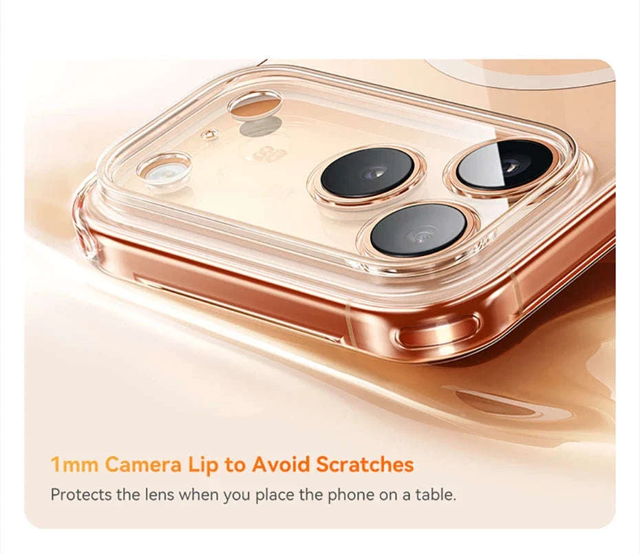Clear Magnetic iPhone 17 Case with MagSafe Slim Anti-Yellow Cover - Image 26