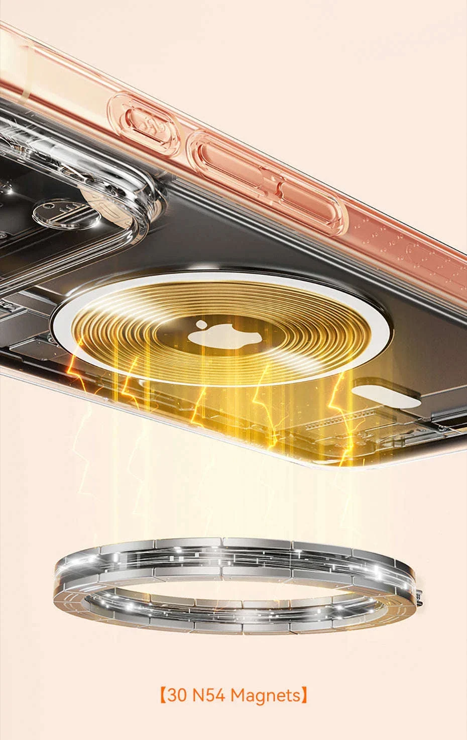 Clear Magnetic iPhone 17 Case with MagSafe Slim Anti-Yellow Cover - Image 33