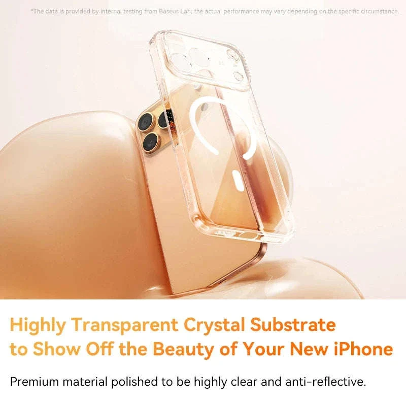 Clear Magnetic iPhone 17 Case with MagSafe Slim Anti-Yellow Cover - Image 6