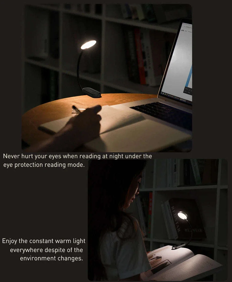 Clip-On LED Desk Lamp with Rechargeable Battery & Touch Dimming - Image 13