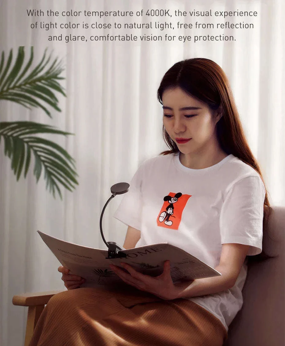 Clip-On LED Desk Lamp with Rechargeable Battery & Touch Dimming - Image 15
