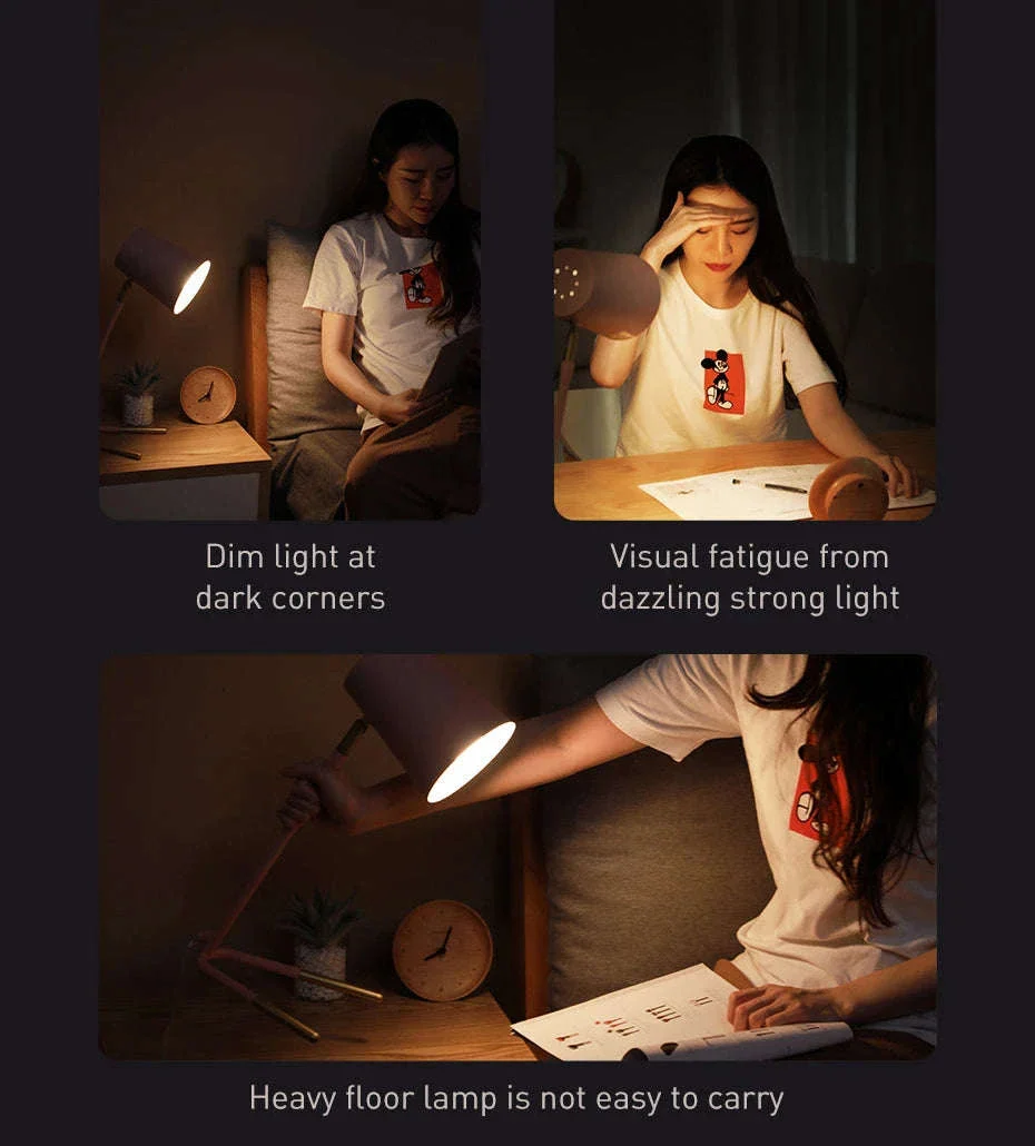 Clip-On LED Desk Lamp with Rechargeable Battery & Touch Dimming - Image 9