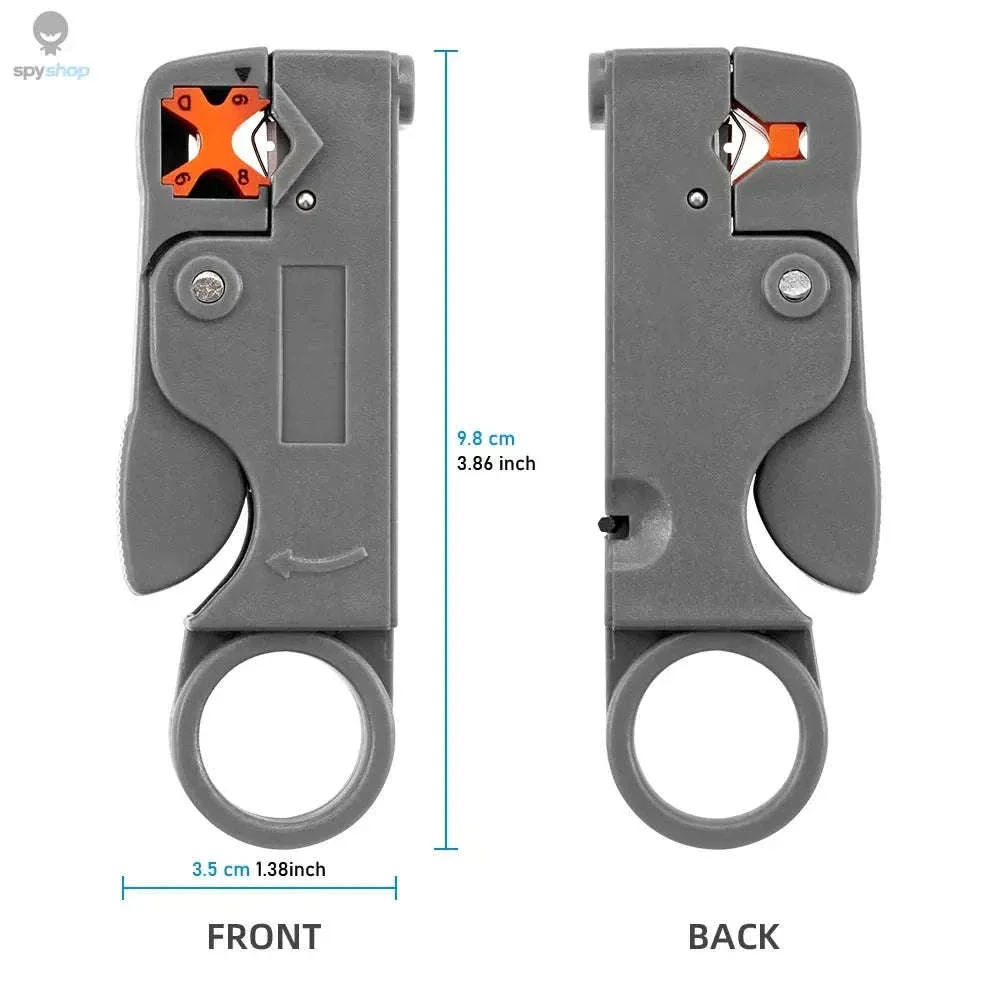 Coaxial Cable Stripper Pliers with Adjustable Blades - Image 2