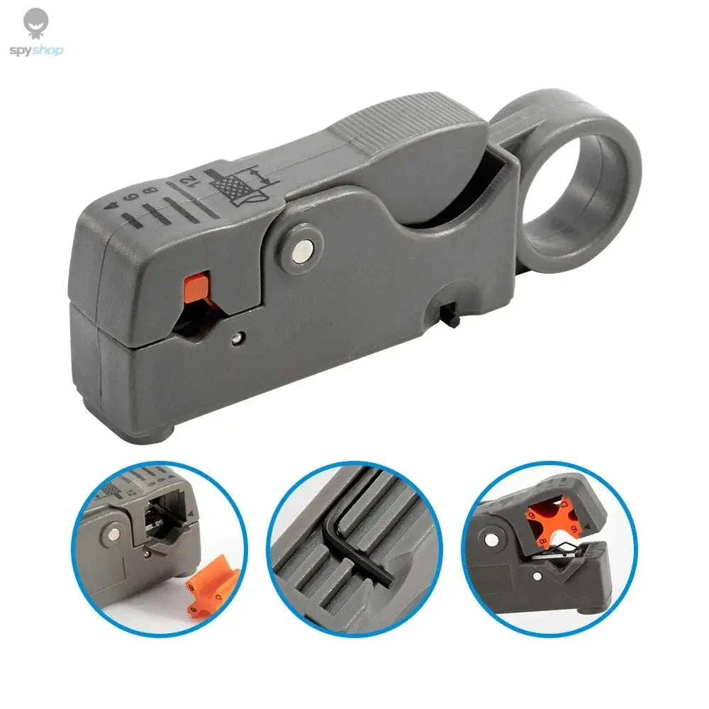 Coaxial Cable Stripper Pliers with Adjustable Blades - Image 5