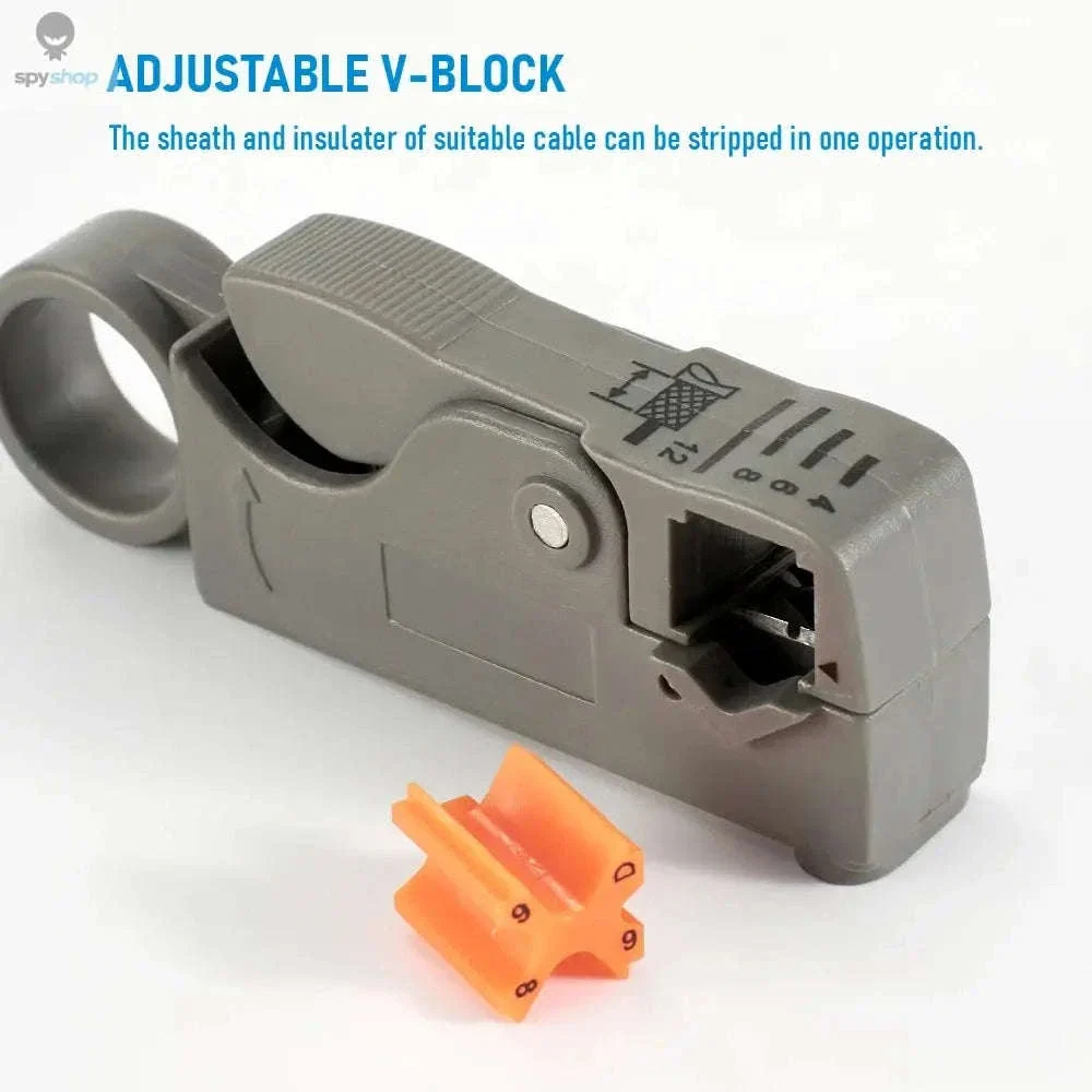Coaxial Cable Stripper Pliers with Adjustable Blades - Image 6
