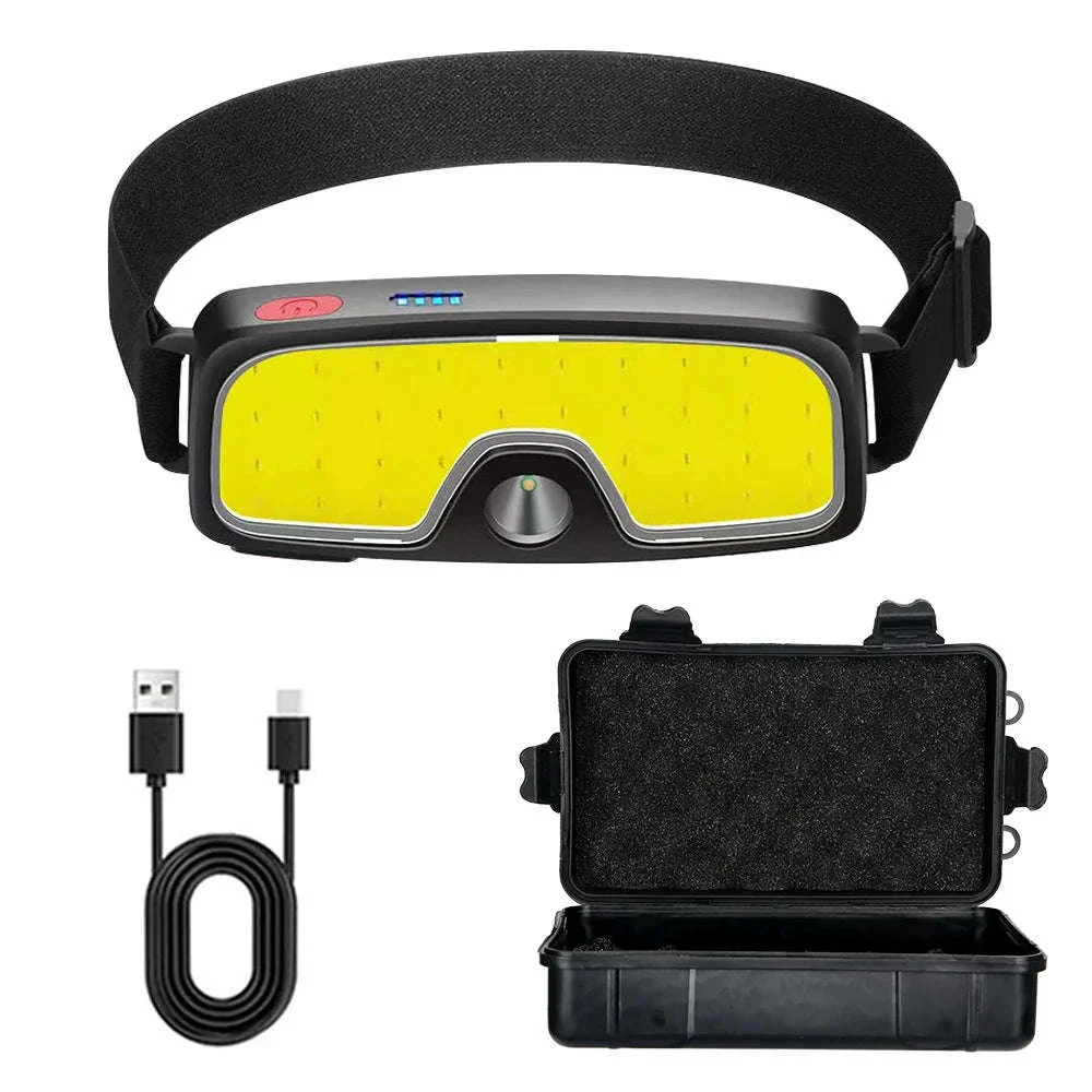 COB LED Headlamp 3 Mode USB Rechargeable - Image 22