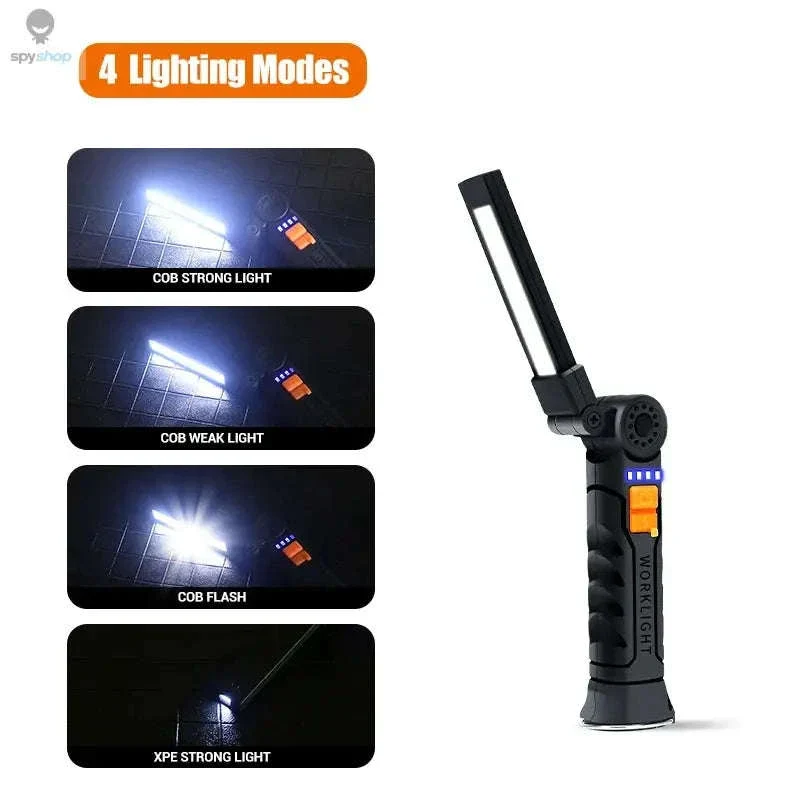 COB LED Work Light USB Rechargeable Inspection Lamp - Image 20