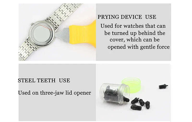 Complete Watch Repair Tool Kit for Battery Replacement & Link Adjustment - Image 18