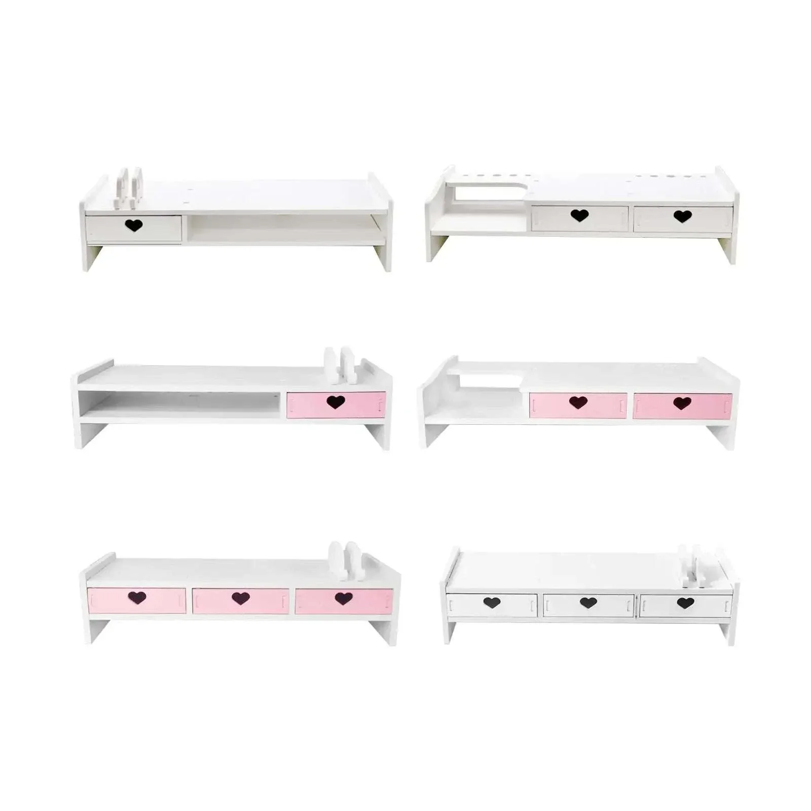 Monitor Stand Riser with Drawer Storage for Desk Organization - Image 5
