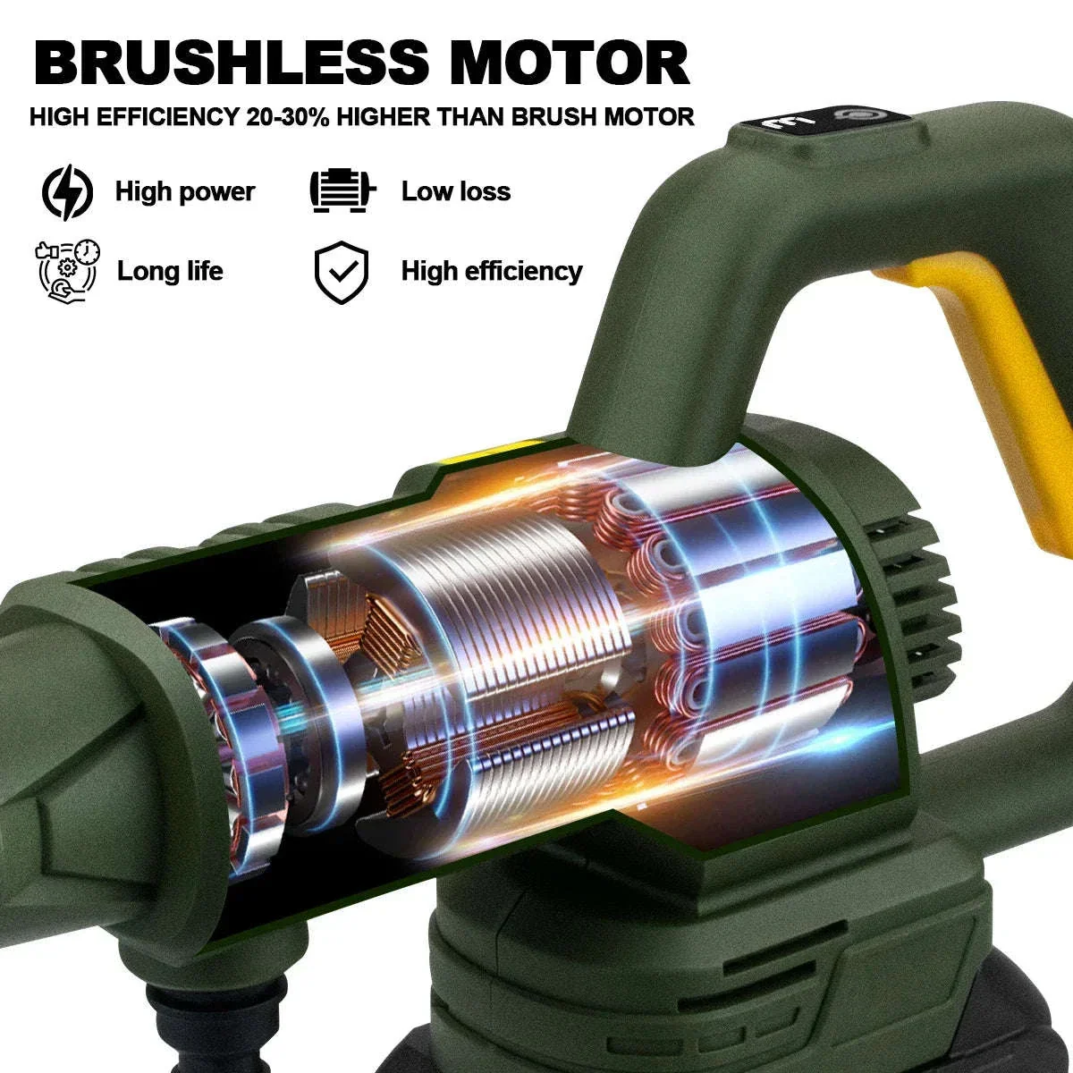 Cordless 200Bar High Pressure Washer Gun with Digital Display - Image 5