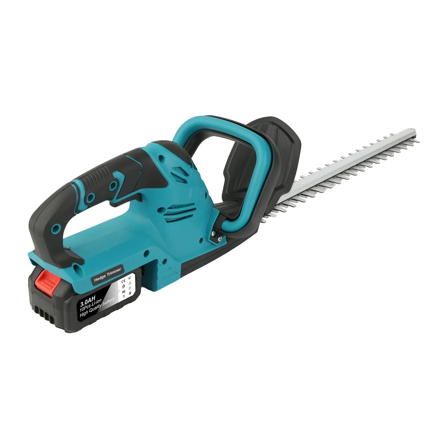 Cordless 21V Hedge Trimmer 520mm Brushless Garden Shear Tool - Image 8