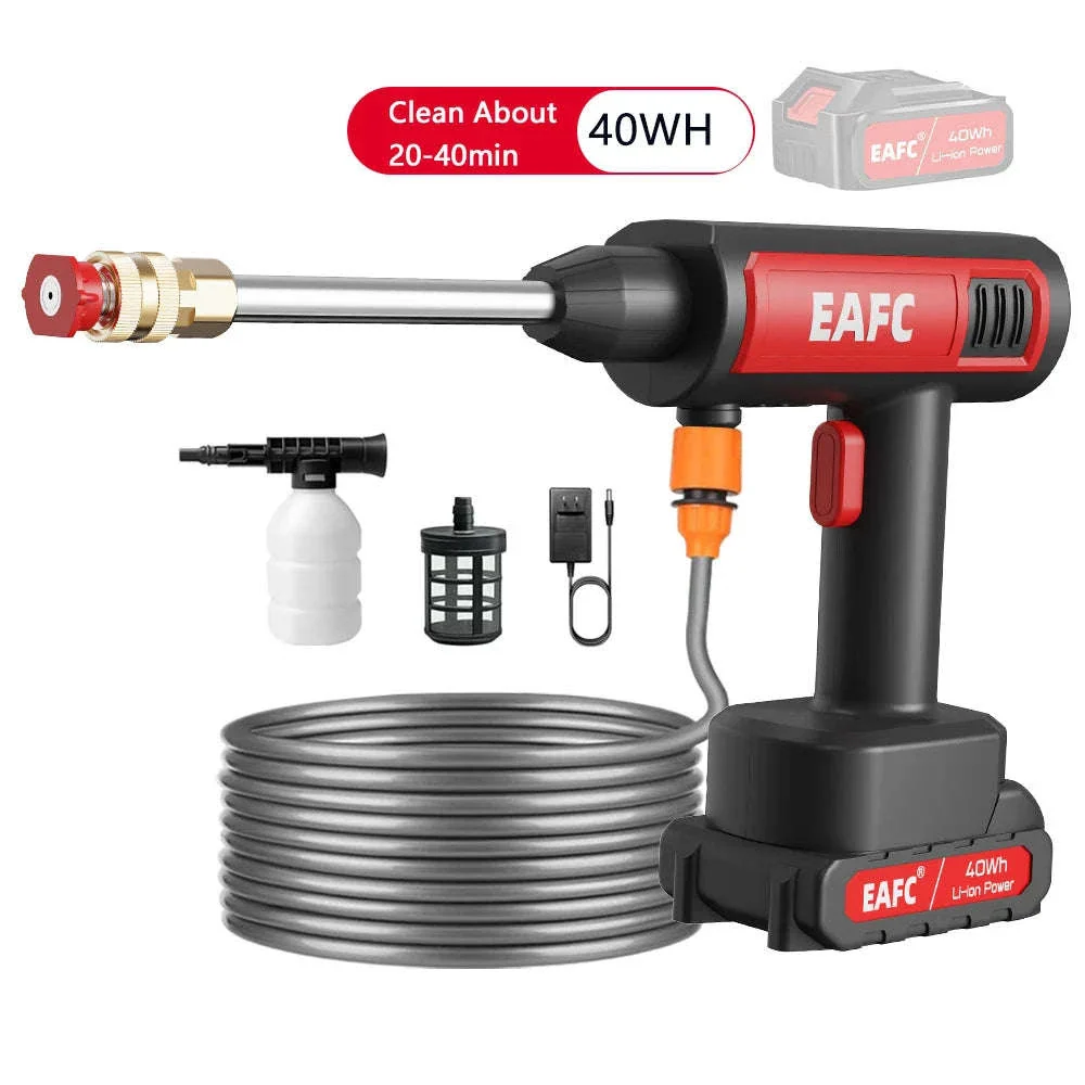 Cordless 60Bar Electric Car Wash Gun with Foam Generator - Image 20