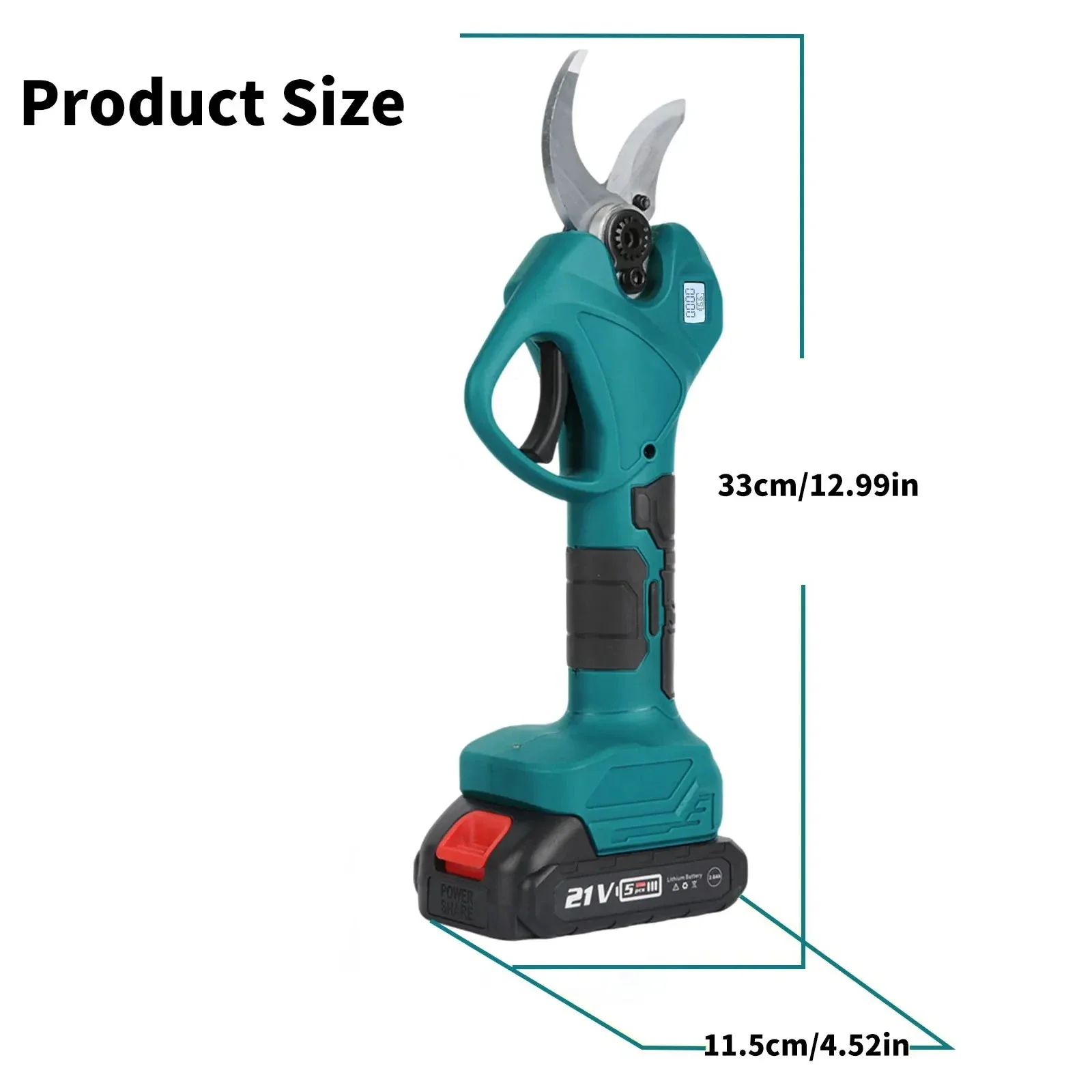 Cordless Electric Pruning Shears 30mm–40mm Brushless Cutter - Image 14