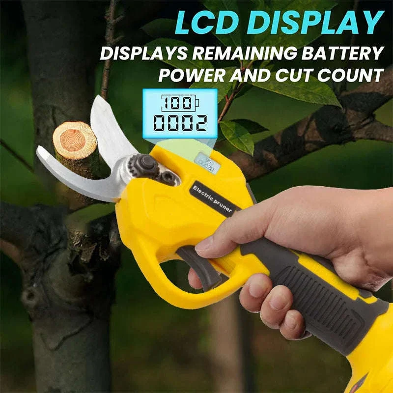 Cordless Electric Pruning Shears 30mm–40mm Brushless Cutter - Image 2
